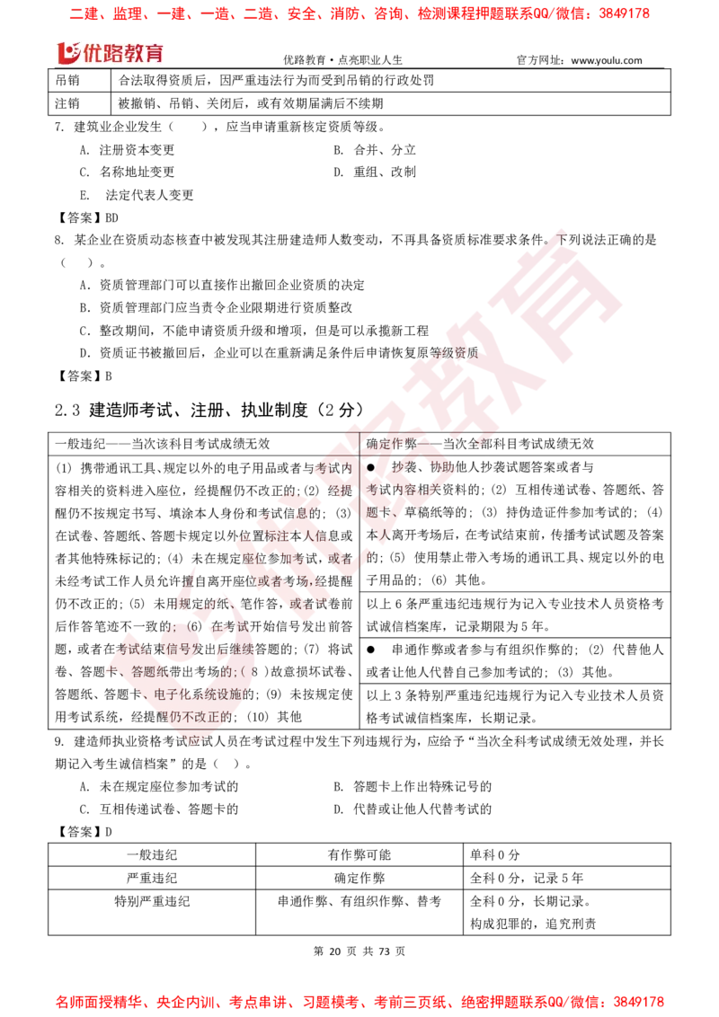 2026二建《法律法规》大V精训(1214)下载打印_2026二建全科_2026二级建造师（持续更新）看这里_2026二建法规SVIP_03-习题精析✿实战特训✿模考通关