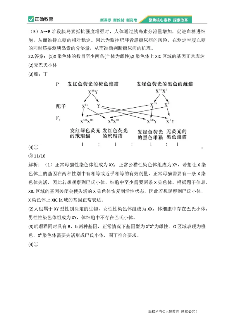 2023届新高考生物金榜猜题卷江苏专版_2023高考押题卷_正确教育金榜猜题卷_（新高考）正确教育丨金榜猜题卷_新高考生物