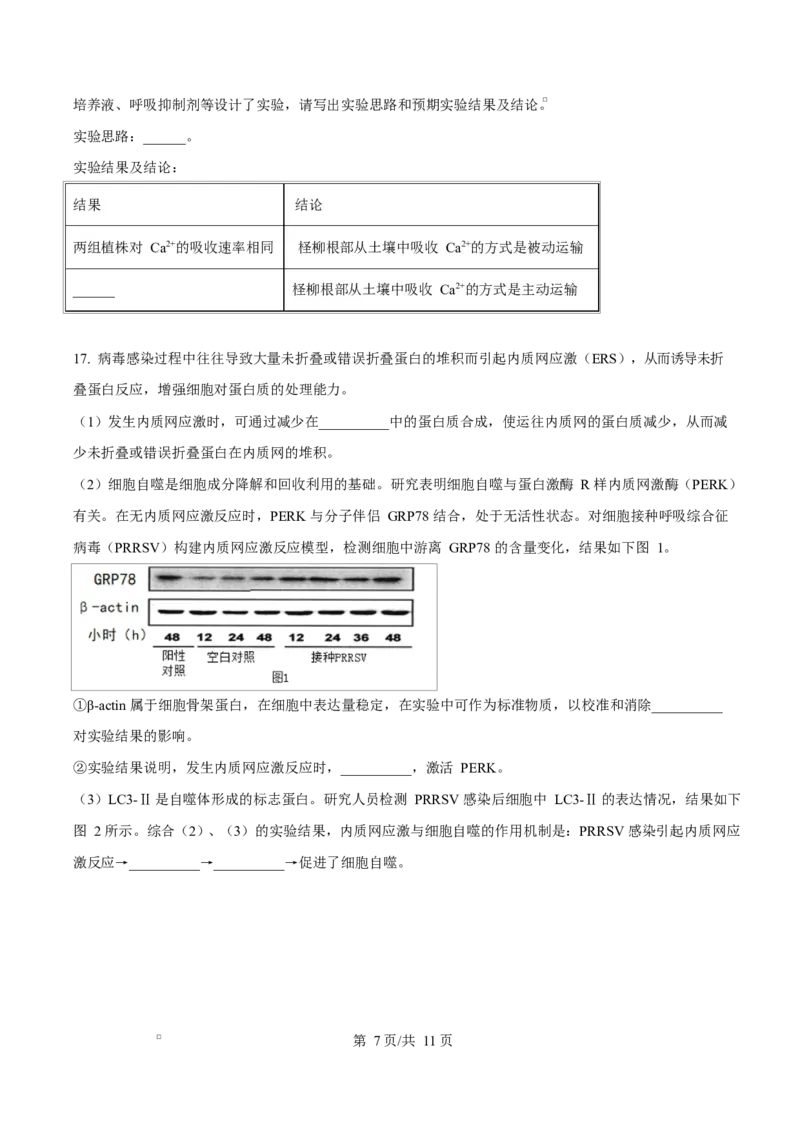 福建省厦门双十中学2026届高三（上）第一次月考+生物_2025年10月_251020福建省厦门双十中学2026届高三（上）第一次月考（全科）