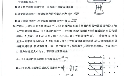 百师联盟2025届高三二轮复习联考（一）（百H）物理_2025年3月_250329百师联盟2025届高三二轮复习联考（一）（全科）_百师联盟2025届高三二轮复习联考（一）物理