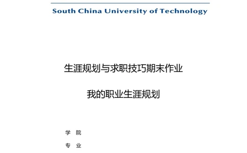 01我的职业生涯规划书范文(精品)_E6-职业规划_95通用范本