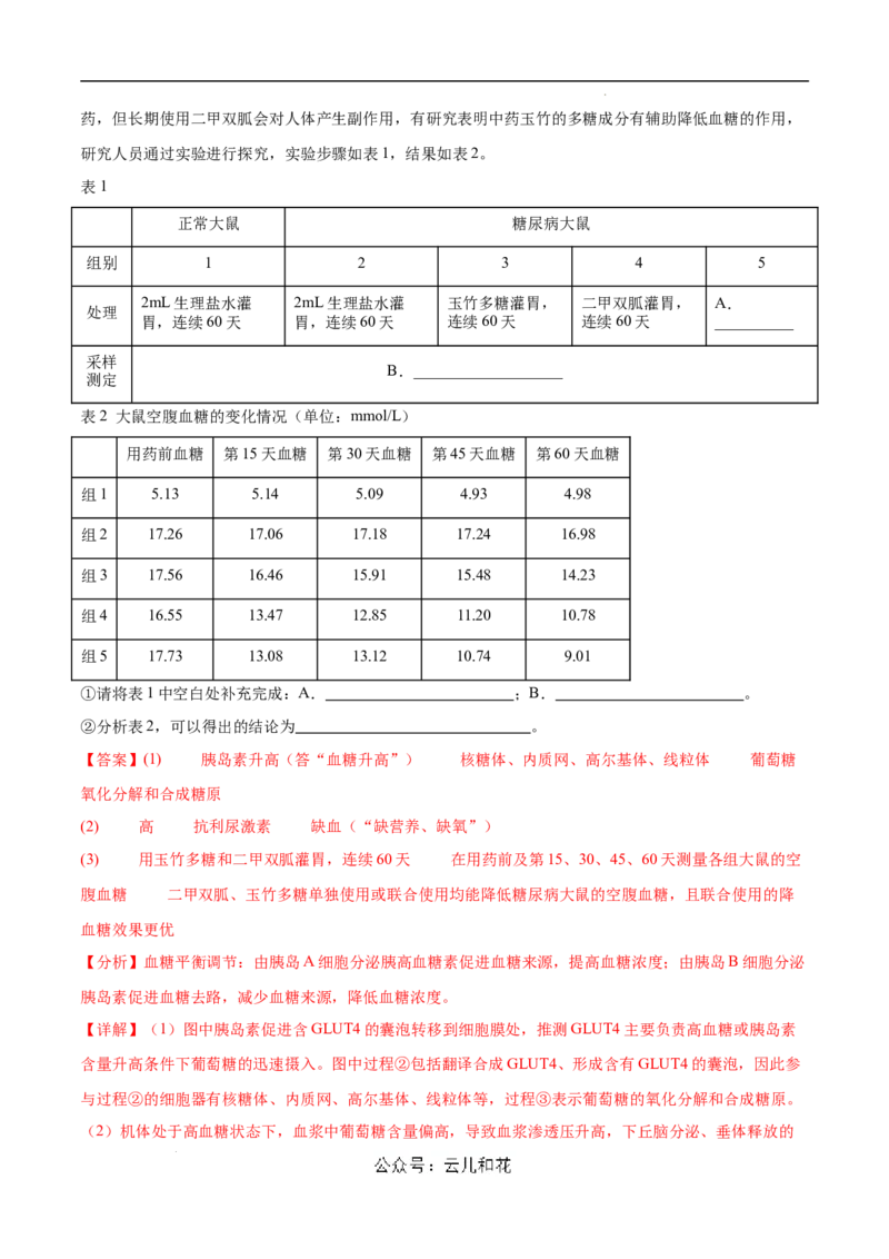 高二生物第一次月考卷（新八省通用）（全解全析）(1)_1多考区联考_0920（新八省专用）黄金卷：2024-2025学年高二上学期第一次月考（含答题卡word解析版）