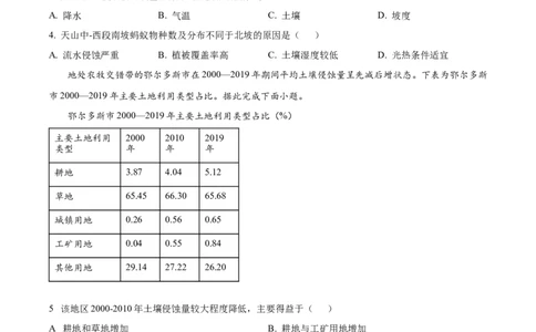 广东省深圳市高级中学高中园2025届高三下学期第一次模拟考试地理_2025年3月_250325广东省深圳市高级中学高中园2025届高三下学期第一次模拟考试