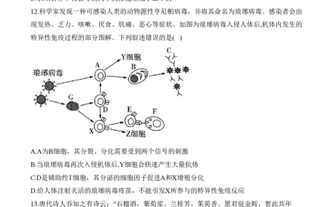 2024届明日之星高考生物精英模拟卷浙江版_2024高考押题卷_72024正确教育全系列_2024明日之星全系列_（新高考）2024《明日之星&middot;高考精英模拟卷》（九科全）各一套