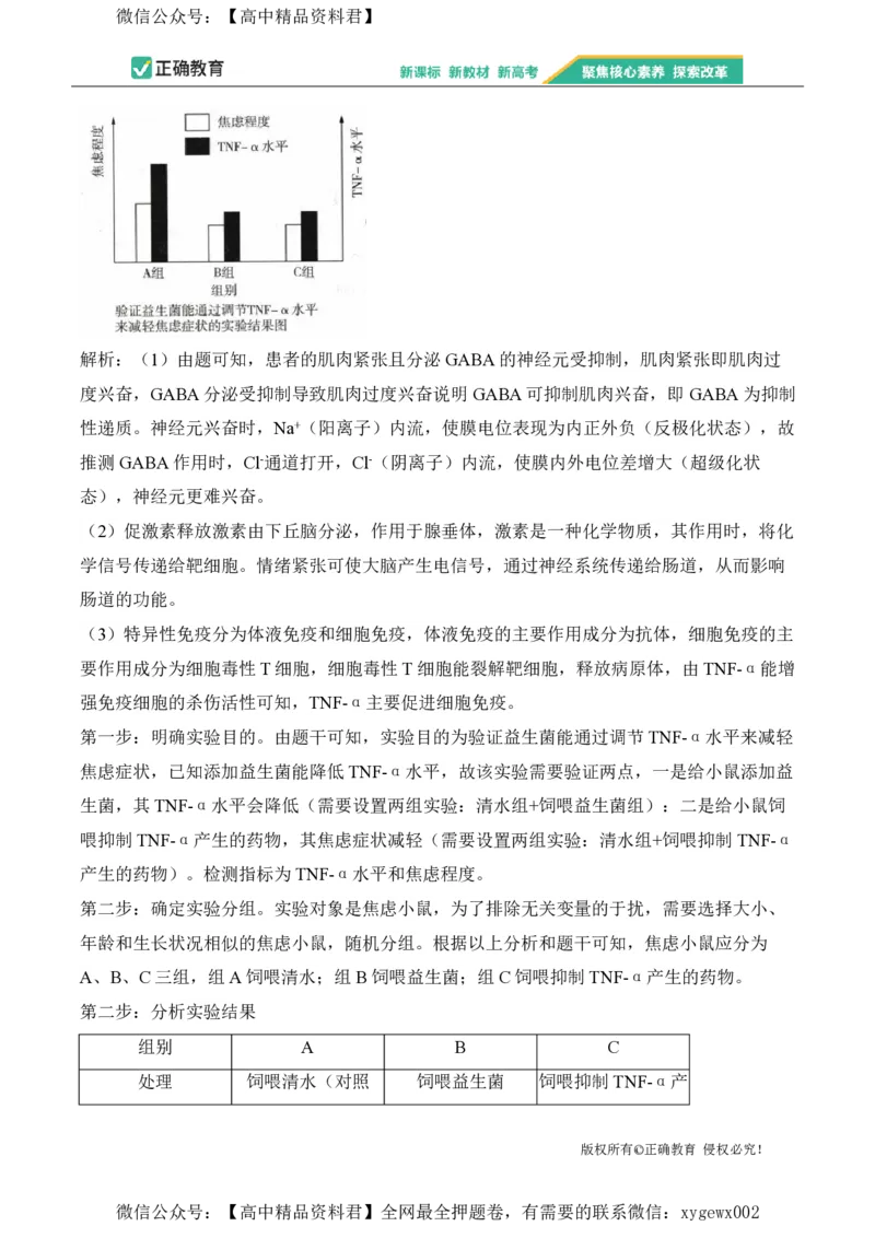 2024届明日之星高考生物精英模拟卷浙江版_2024高考押题卷_72024正确教育全系列_2024明日之星全系列_（新高考）2024《明日之星&middot;高考精英模拟卷》（九科全）各一套