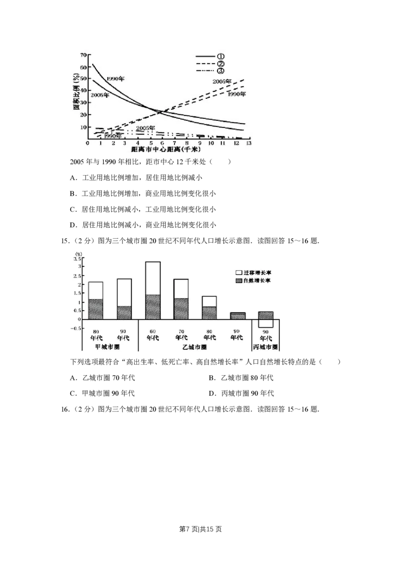 2010年高考地理试卷（江苏）（空白卷）_地理历年高考真题_新&middot;PDF版2008-2025&middot;高考地理真题_地理（按年份分类）2008-2025_2010&middot;地理高考真题