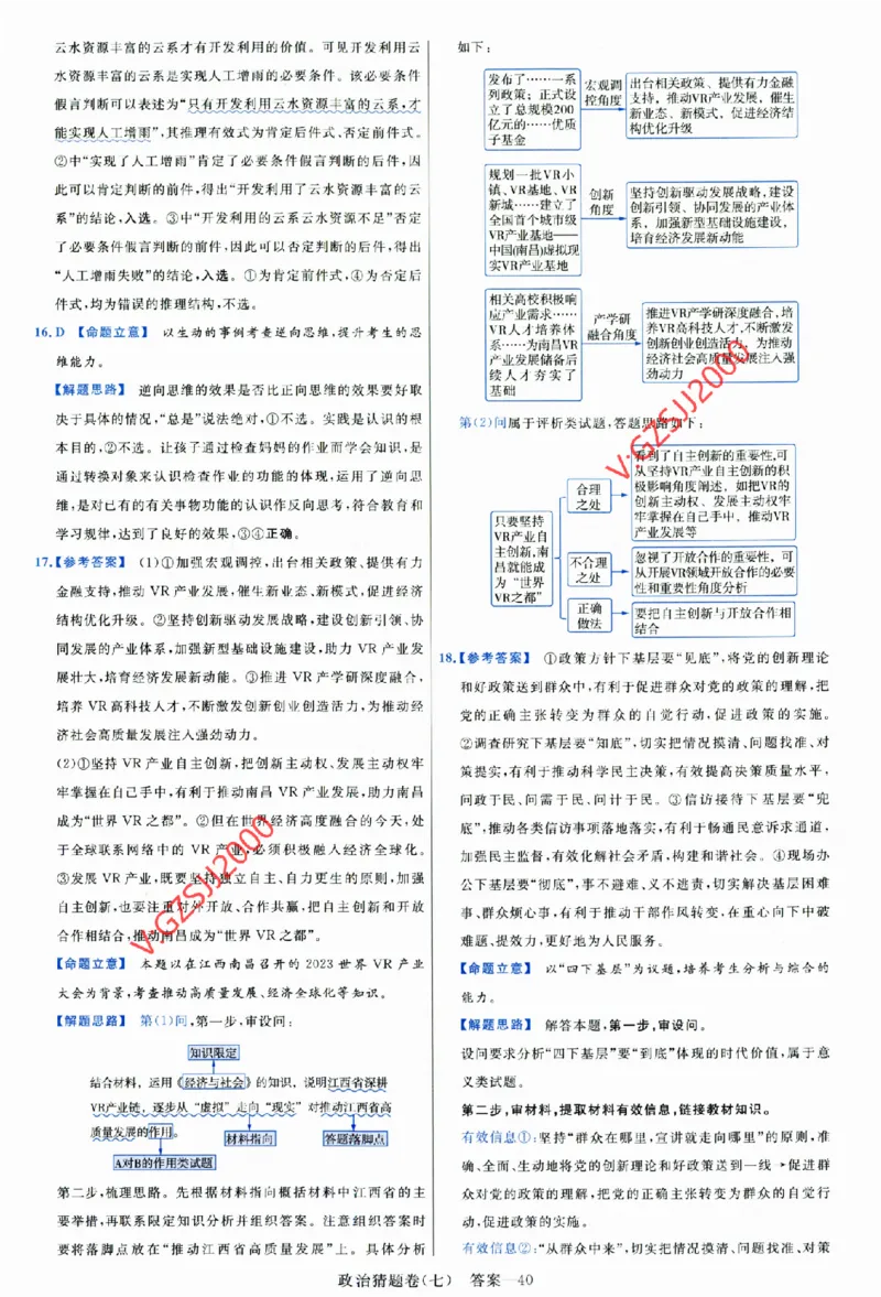 2024《金考卷&middot;高考测评卷》政治答案_2024高考押题卷_12024天星全系列_（新高考）2024《金K卷&middot;高考测评&middot;猜题卷》（语数英）各九套_2024《金考卷&middot;高考测评卷&middot;猜题卷》政治