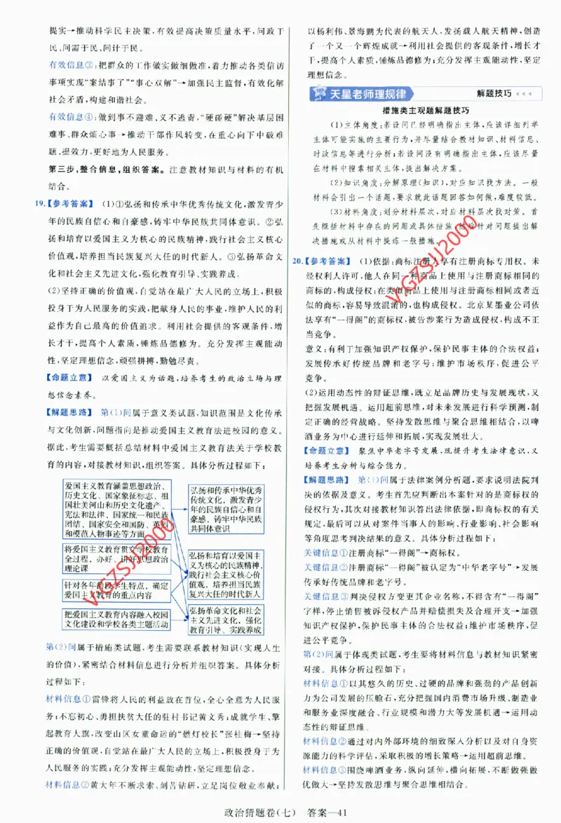 2024《金考卷&middot;高考测评卷》政治答案_2024高考押题卷_12024天星全系列_（新高考）2024《金K卷&middot;高考测评&middot;猜题卷》（语数英）各九套_2024《金考卷&middot;高考测评卷&middot;猜题卷》政治