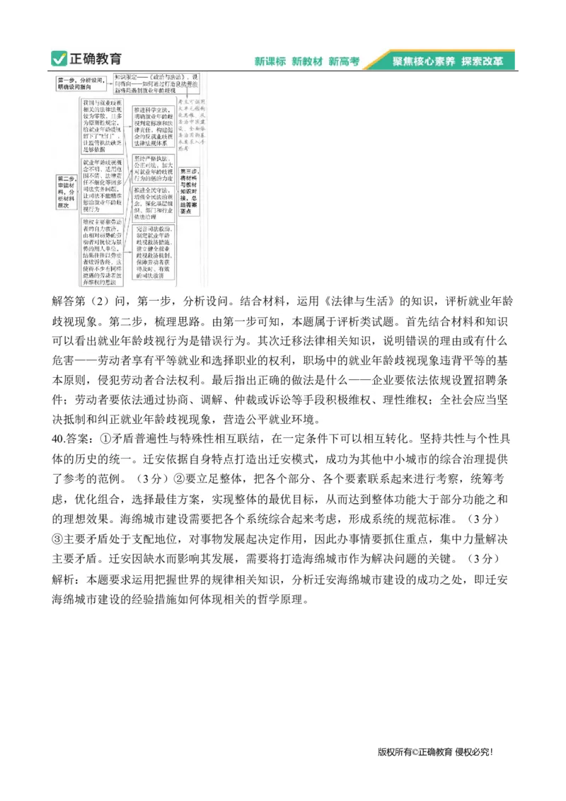 2024届明日之星高考文科综合精英模拟卷新课标卷_2024高考押题卷_72024正确教育全系列_2024明日之星全系列_（全国卷）2024《明日之星&middot;高考精英模拟卷》（九科全）各一套