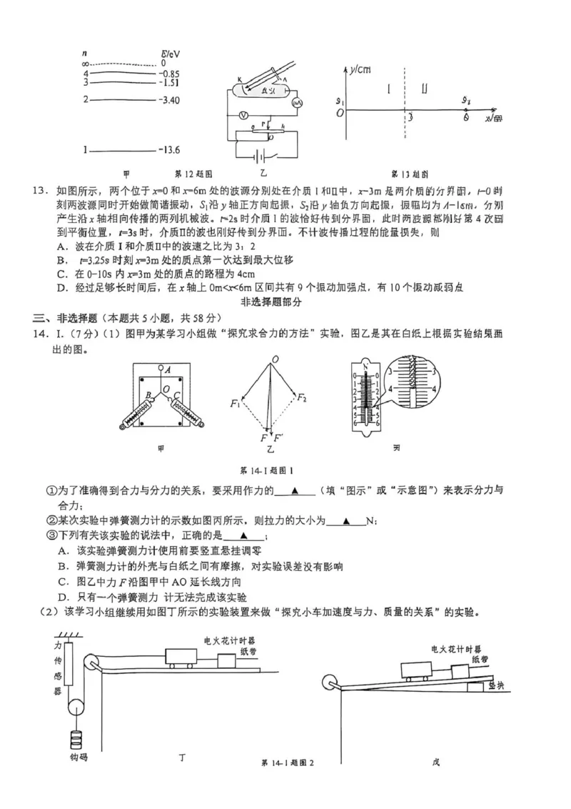 江浙皖高中（县中）发展共同体2025-2026学年高三上学期10月联考物理试题（含答案）_2025年10月_251008江浙皖高中（县中）发展共同体2025-2026学年高三上学期10月联考（全科）