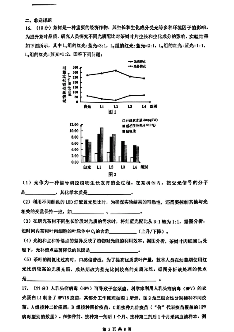 海南省海口市2025届高三下学期仿真考试生物+答案_2025年4月_250417海南省海口市2025届高三年级4月仿真考试（全科）