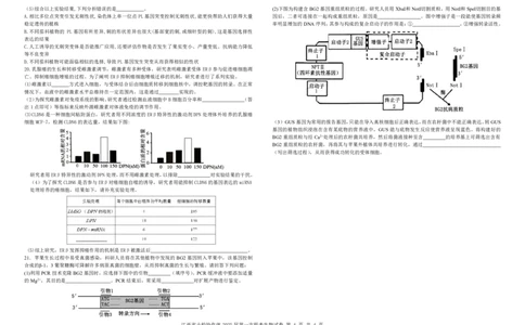 生物试卷_2025年1月_250112江西五市十校联考暨江西省十校协作体2025届高三第一次联考_江西省十校协作体2024-2025学年高三上学期第一次联考生物