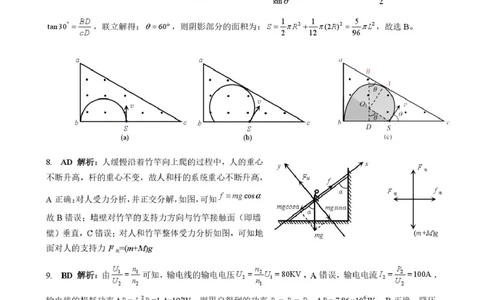 广西示范性高中9月高三联合调研测试物理答案_2025年9月_250928考阅评广西示范性高中2025-2026学年高三上学期9月联合调研测试（全科）
