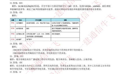 2025级五一作业-解析_2026年一级建造师_2026年一建通信_2025年一建通信SVIP_02-基础精讲✿高端面授✿深度强化_11-通信《直播精讲班》牛飞SMR推荐_51作业+解析
