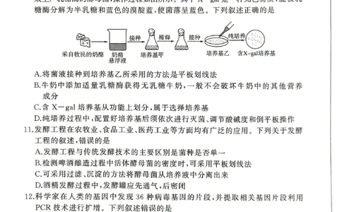 生物_2025年1月_250117百师联盟2025届高三一轮复习联考（五）（全科）_百师联盟2025届高三一轮复习联考（五）生物