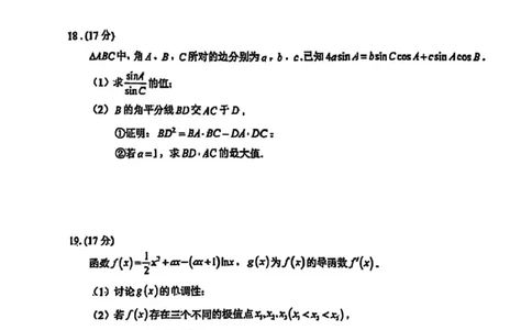 广东省大湾区2026届高三上学期10月联合模拟考试数学试题（含答案）_2025年10月_2510252026届广东省大湾区高三10月联合模拟考试