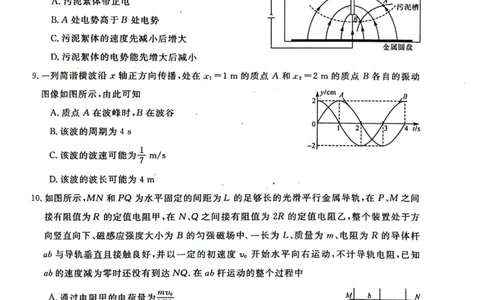 河池市2024年秋季学期高三期末学业水平质量检测物理_2025年1月_250118广西壮族自治区河池市2024年秋季学期高三期末学业水平质量检测（全科）