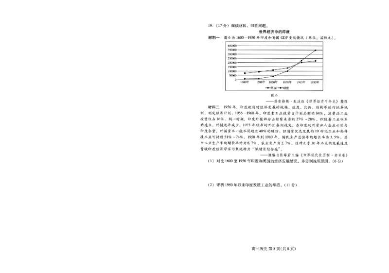 山东省潍坊市2025届高三高考模拟考试历史_2025年5月_0501山东省潍坊市2025届高三高考模拟考试（潍坊二模）（全科）_山东省潍坊市2025届高三高考模拟考试历史