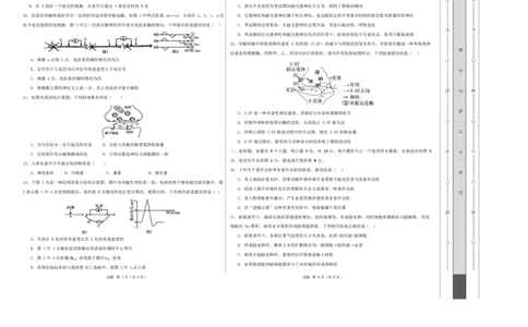 高二生物第一次月考卷多选题版测试范围：人教版2019选择性必修1第1章~第2章（考试版A3）_1多考区联考试卷_2510142025-2026学年高二生物上学期第一次月考试题
