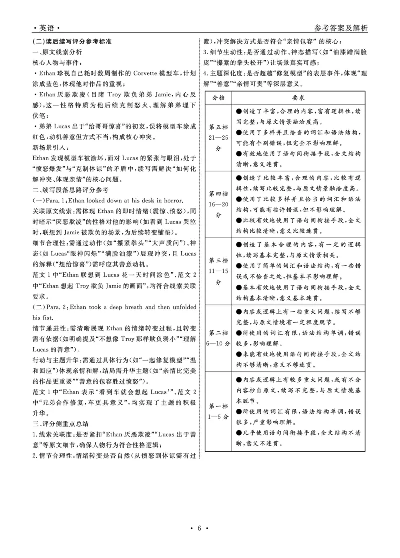 英语2025年辽宁高三9月联考答案(5)_2025年9月_250905辽宁省名校联盟2025年高三9月份联合考试（全科）_英语