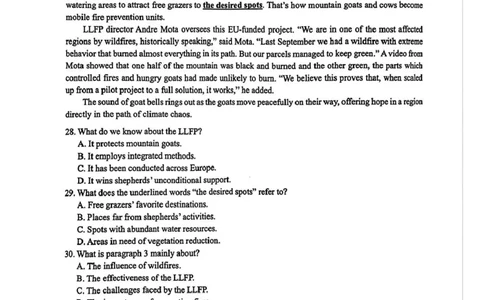 广东省佛山市2025届高三下学期教学质量检测（二）英语试卷（含答案）_2025年4月_250419广东省佛山市2025届高三下学期教学质量检测（二）（全科）