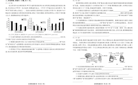 高二生物正文（2025-2026学年度11月份联考）(1)_1多考区联考_251122衡水金卷&middot;2025-2026学年度高二上学期11月份联考（全）