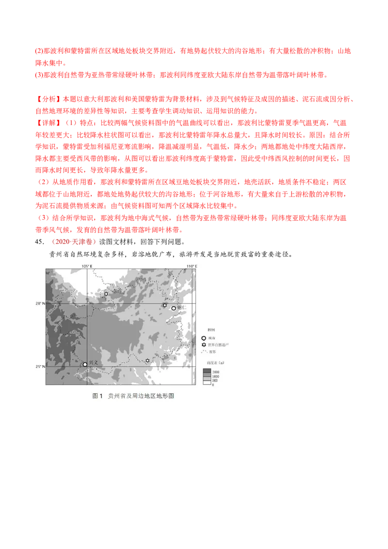 专题04地球上的大气-十年（2014-2023）高考地理真题分项汇编（解析卷）_近10年高考真题汇编（必刷）_十年（2014-2024）高考地理真题分项汇编（全国通用）