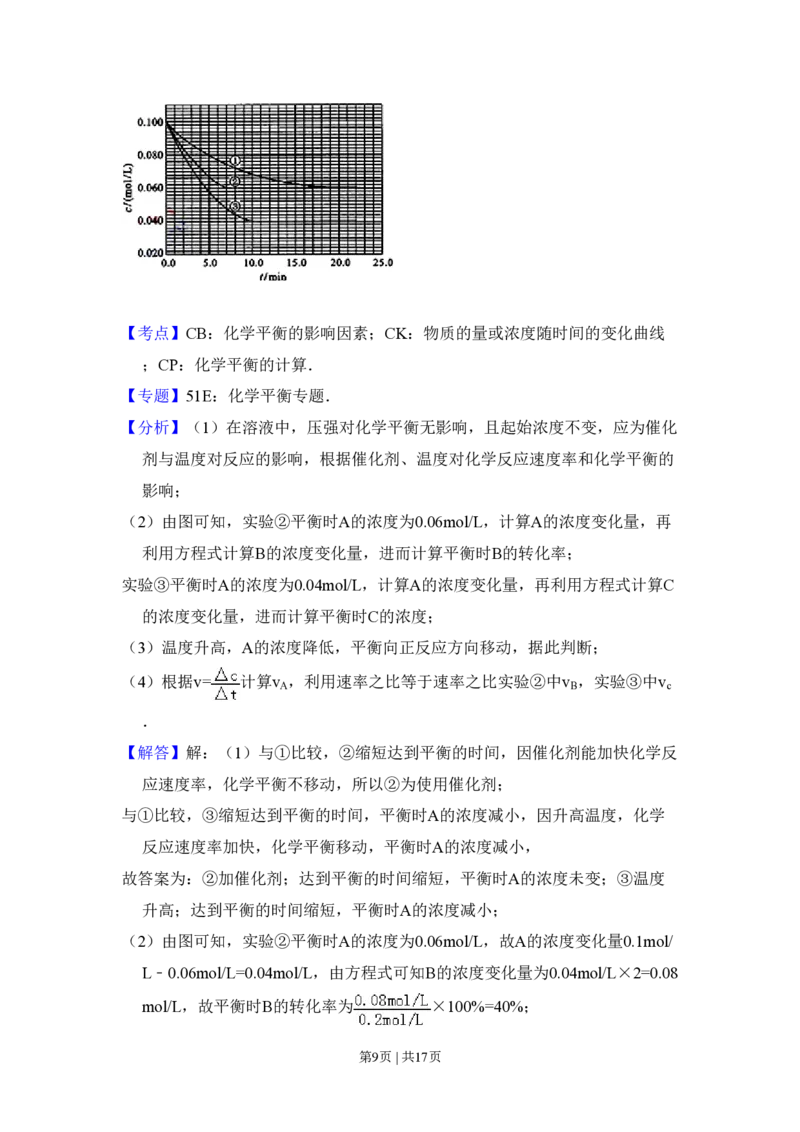 2010年高考化学试卷（全国卷Ⅰ）（解析卷）_化学历年高考真题_新&middot;PDF版2008-2025&middot;高考化学真题_化学（按省份分类）2008-2025_2008-2025&middot;（湖南）化学高考真题