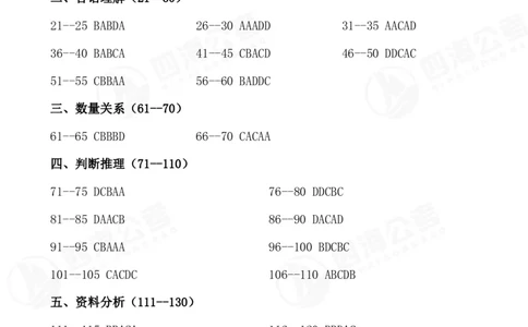 四海24上行测套题冲刺班答案--行测14_2026考公资料_花生十三合集_2024+2023年资料_套题班2024上半年花生飞扬省考套题冲刺班_电子讲义_试卷答案