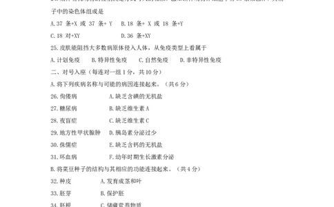 黑龙江省齐齐哈尔市2018年中考生物真题试题（含答案）_中考真题_8.生物中考真题2015-2024年_2018年全国中考生物141份