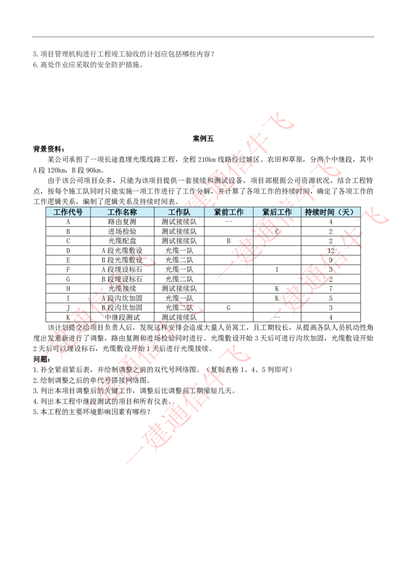 2025级五一作业_2026年一级建造师_2026年一建通信_2025年一建通信SVIP_02-基础精讲✿高端面授✿深度强化_11-通信《直播精讲班》牛飞SMR推荐_51作业+解析