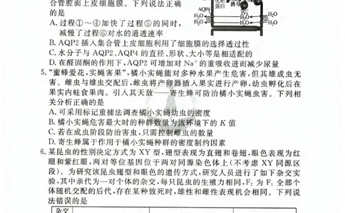 2023衡水临考预测（全国卷新教材）理综a卷_2023高考押题卷_2023衡水临考预测（全国卷新教材）