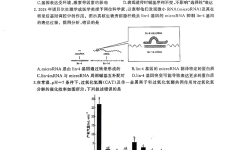 湖北省武汉市江岸区2024-2025学年高三上学期1月期末生物_2025年1月_250113湖北省武汉市江岸区2024-2025学年高三上学期1月期末（全科）