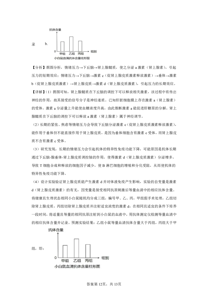 生物+答案浙南名校联盟2025-2026学年高三上学期10月联考生物试题-A4答案卷尾_2025年10月_251010浙江省浙南名校联盟2026届高三上学期10月联考（全科）