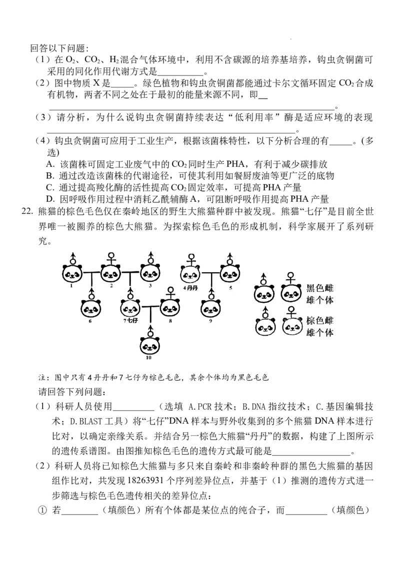 武汉二中2025届高三年级高考模拟考试002_2025年5月_2505272025届湖北省武汉市第二中学高三模拟预测试题_2025届湖北省武汉市第二中学高三下学期模拟考试生物试卷