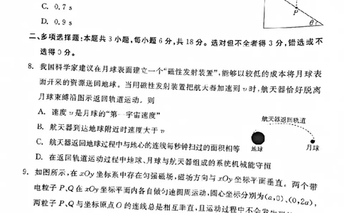唐山市2025年普通高等院校招生第一次拟演练物理_2025年3月_250312河北省唐山市2025年普通高等院校招生第一次拟演练（唐山一模）（全科）