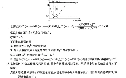江西稳派1月期末化学+答案_2025年1月_250119江西智慧上进教育稳派联考2025届高三年级上学期期末教学质量质量检测1月联考（全科）