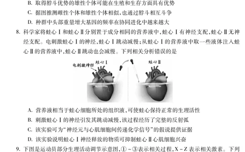 生物安徽省蚌埠市2025-2026学年高三上学期调研性监测_2025年8月_250830安徽省蚌埠市2025-2026学年高三上学期调研性监测（全科）