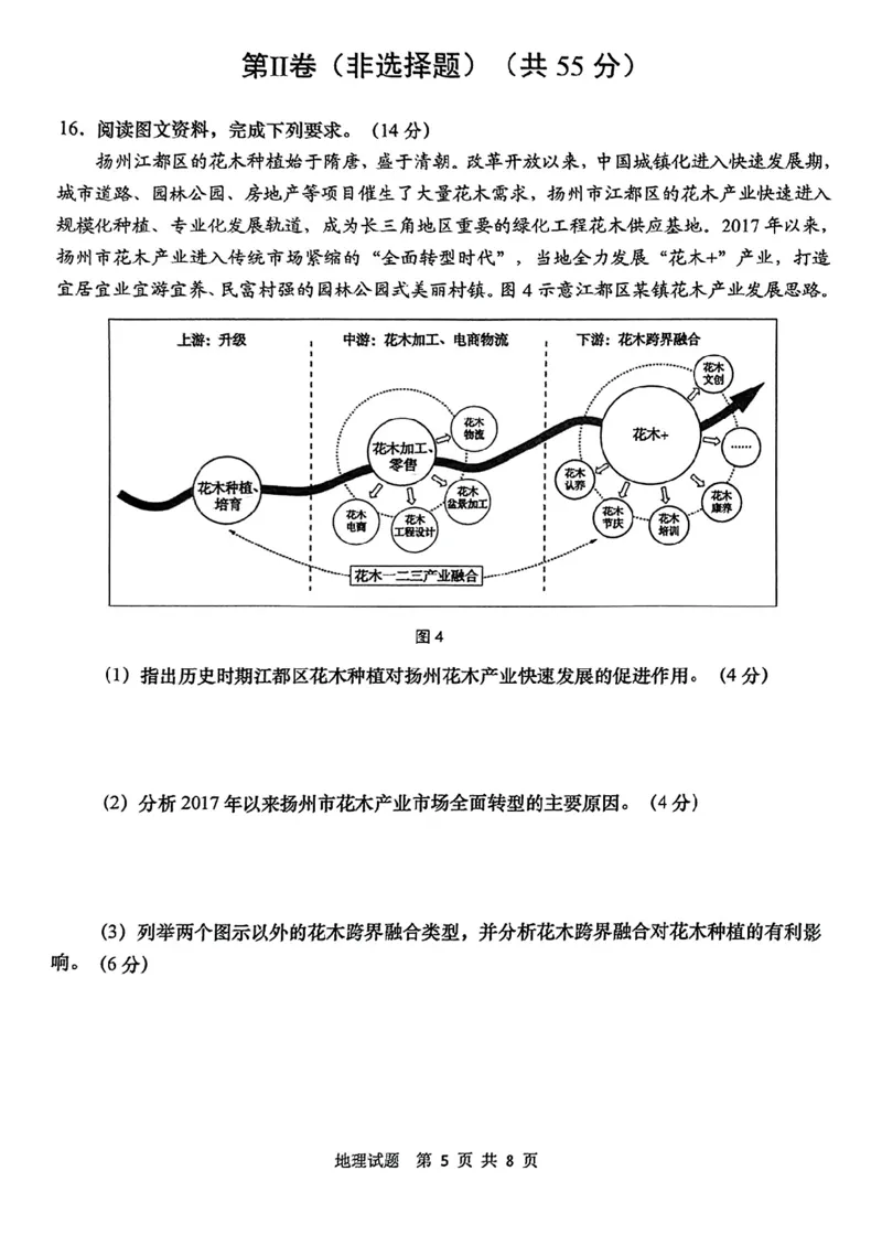 地理试题_2025年3月_250312山东省青岛市2025年高三年级第一次适应性检测（青岛一模）（全科）_山东省青岛市2025年高三年级第一次适应性检测地理