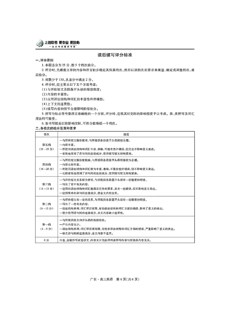 英语答案_2025年2月_250212广东省领航高中联盟2025届高三下学期2月开学考(1)_广东省领航高中联盟2025届高三下学期开学考英语