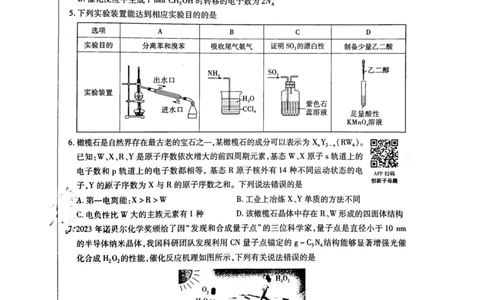 2024天星押题密卷《化学B卷》_2024高考押题卷_12024天星全系列_黑龙江版_化学