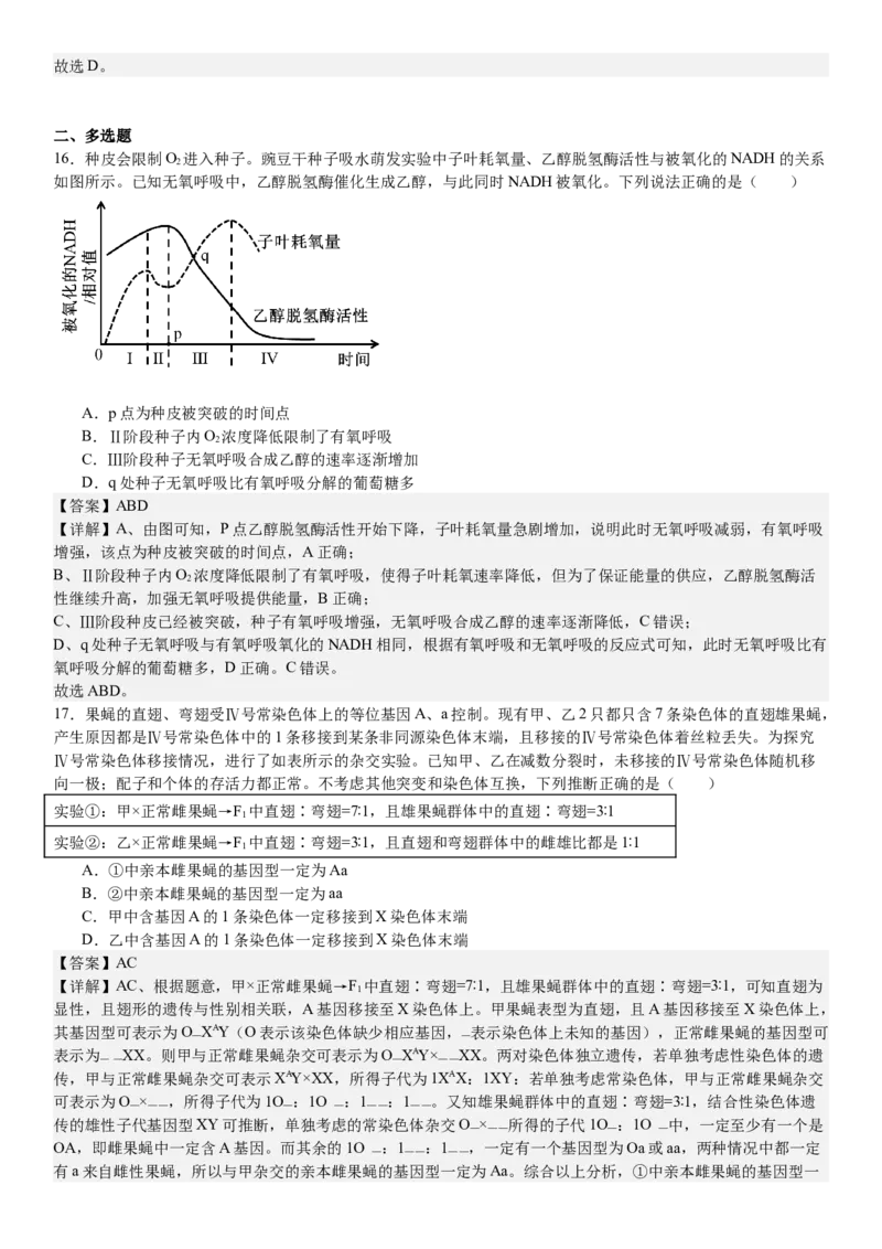 山东生物-答案-p_近10年高考真题汇编（必刷）_2024年高考真题_高考真题（截止6.29）_山东卷副科（6科全）