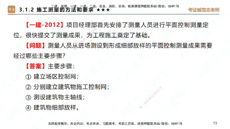 25一建-案例速通-建筑1-完整版-臧雪志_2026年一级建造师_2026年一建建筑_2025年一建建筑SVIP_04-冲刺串讲✿考点强化✿小灶集训_06-建筑《案例速通直播》臧雪志HX_讲义