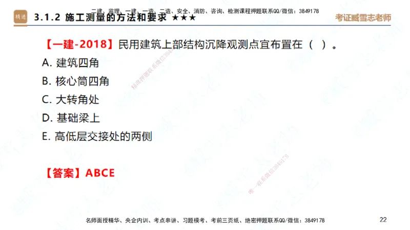 25一建-案例速通-建筑1-完整版-臧雪志_2026年一级建造师_2026年一建建筑_2025年一建建筑SVIP_04-冲刺串讲✿考点强化✿小灶集训_06-建筑《案例速通直播》臧雪志HX_讲义