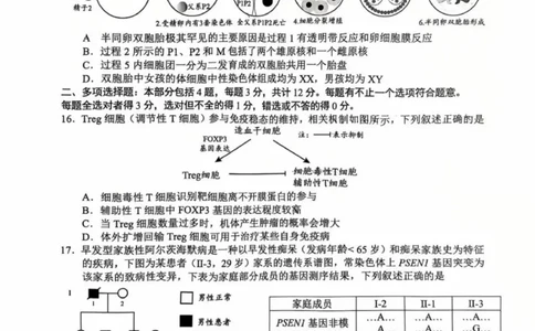 江苏省扬州市2025-2026学年高三上学期期末考试生物试题(1)_2026年1月_260122江苏省扬州市2026届高三上学期期末考试(扬州一模)（全科）