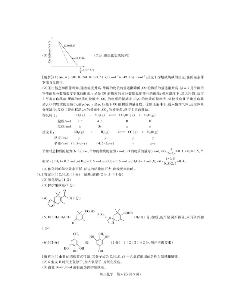 江西部分高中2026届高三上学期一月联考化学答案(1)_2026年1月_260118上进联考&middot;江西省2026届高三上学期1月联考（全科）_江西部分高中2026届高三上学期1月联考化学试题含答案