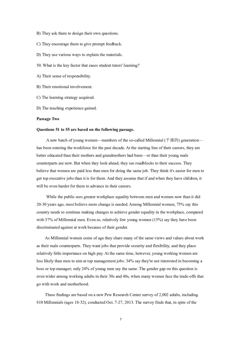 2018.06真题第3套_英语四六级整合_英语四六级真题版本二此版为主此文件夹会持续更新_四级真题_1.四级真题+答案解析+听力音频(1989-2025)_12014-2022年(真题-解析-听力=已完结)_2018年