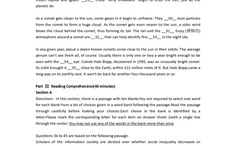 2015年12月英语四级考试真题（第1套）_英语四六级整合_英语四六级真题版本二此版为主此文件夹会持续更新_四级真题_1.四级真题+答案解析+听力音频(1989-2025)_2015年_2015年12月CET4