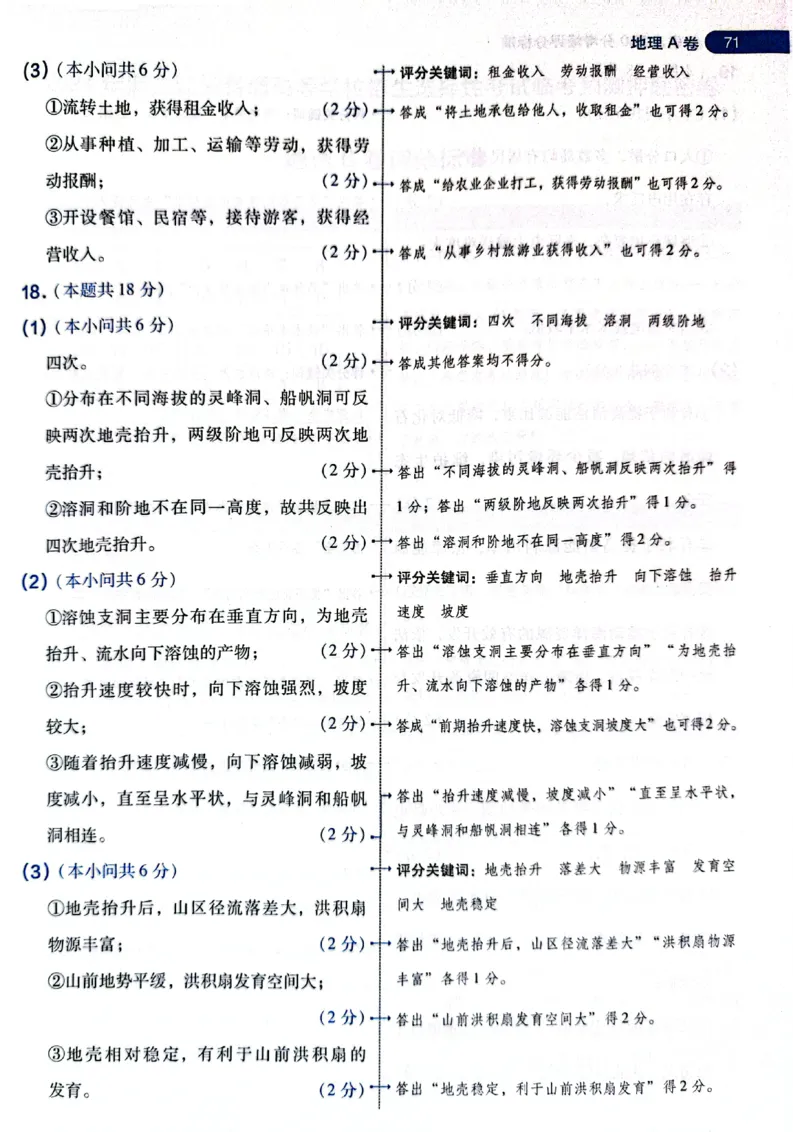 天星押题卷地理AB卷答案_2024高考押题卷_12024天星全系列_@@@天星临考押题密卷汇总重复_2024年tx高考临考押题密卷黑龙江专版_答案