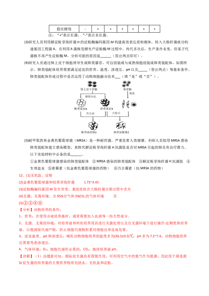 专题19细胞工程与胚胎工程（解析卷）_近10年高考真题汇编（必刷）_十年（2014-2024）高考生物真题分项汇编（全国通用）_2023年高考真题和模拟题生物分项汇编（全国通用）